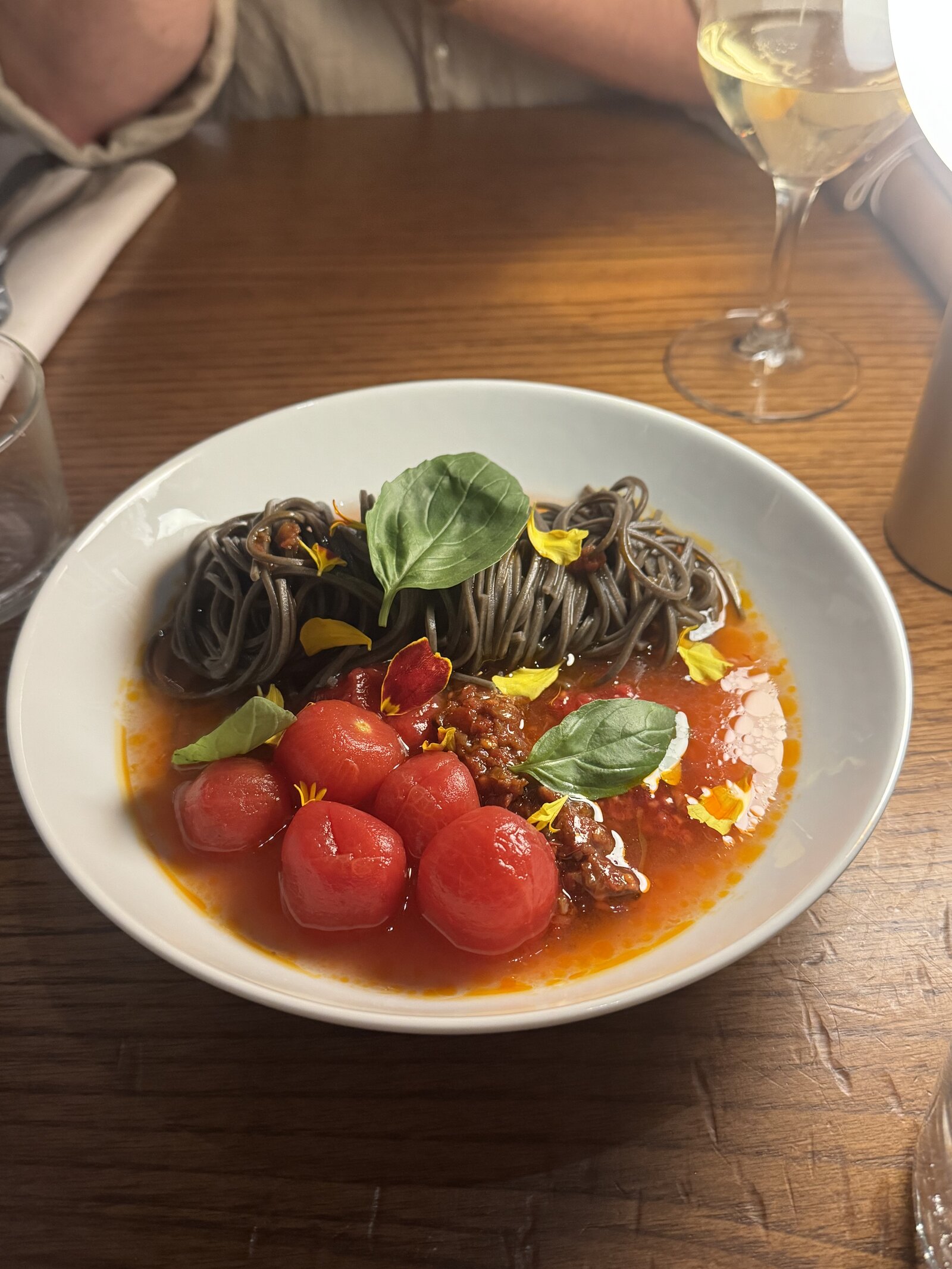 a dish at le dauphin, paris